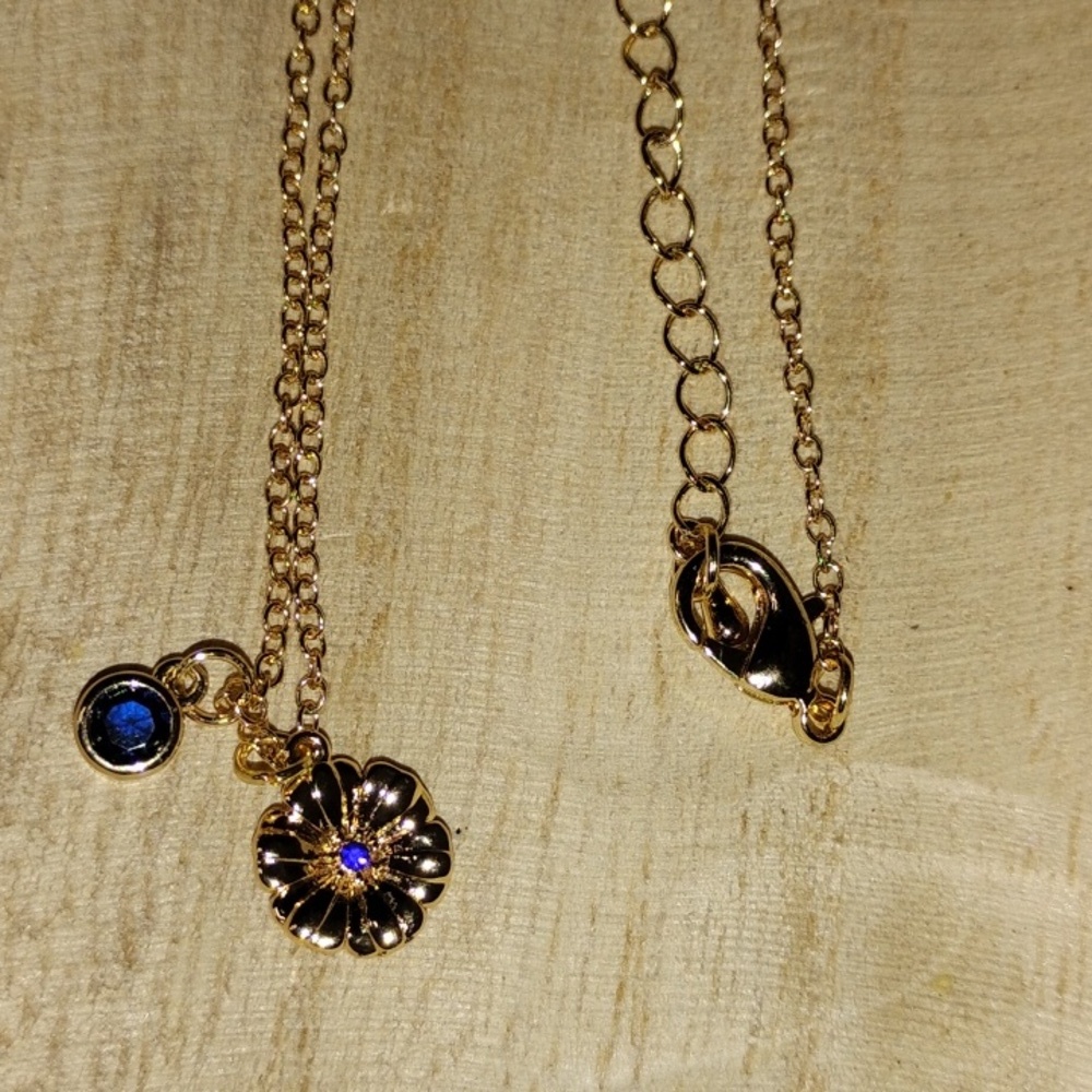 Birthstone Necklace With Bracelet Or Ankle Bracelet - Picture 4 of 5